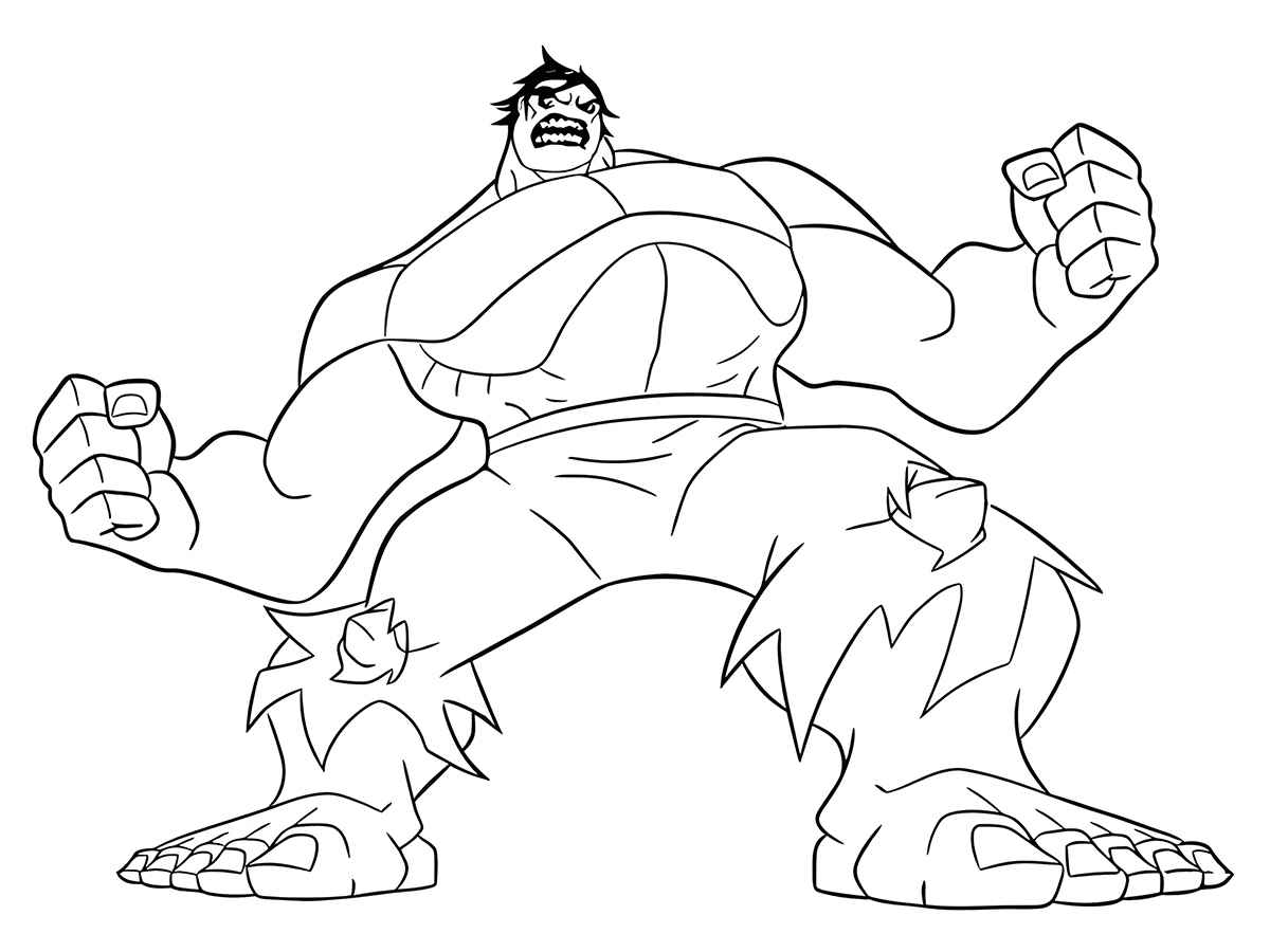 Hulk coloring page (30)