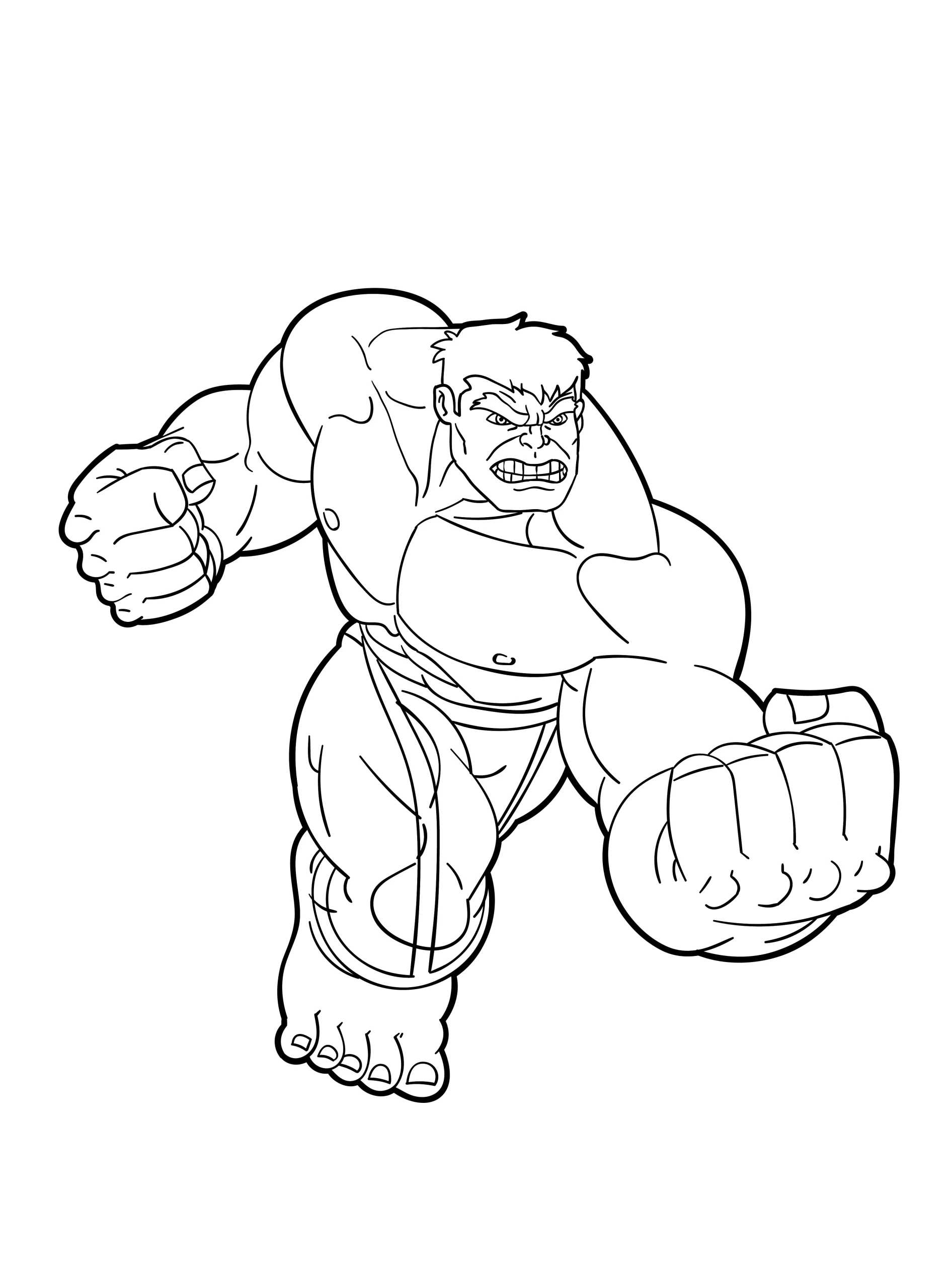 Hulk coloring page (30)