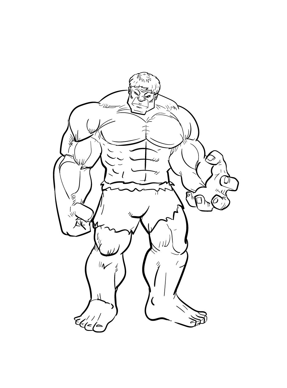 Hulk coloring page (31)