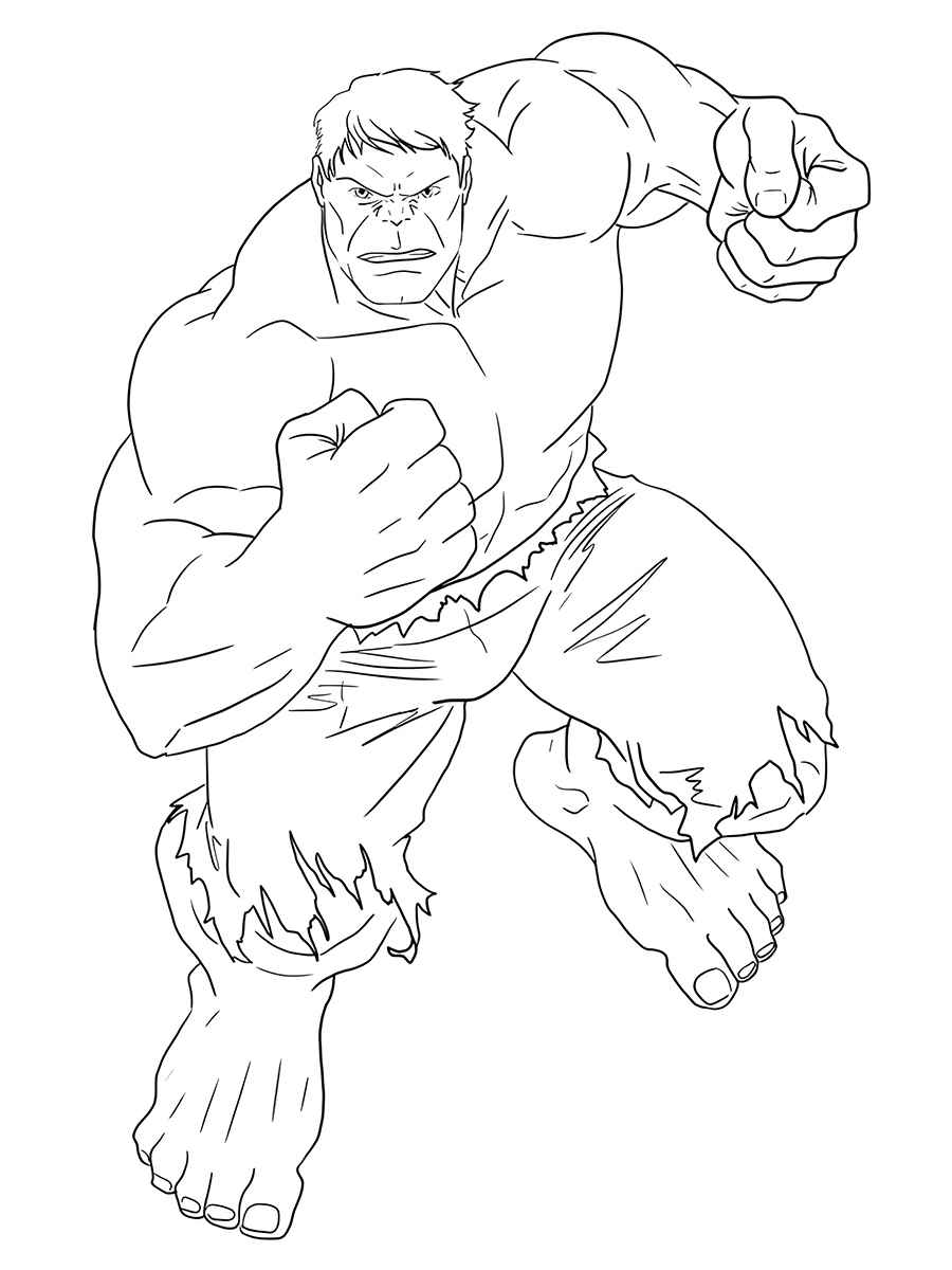 Hulk coloring page (32)