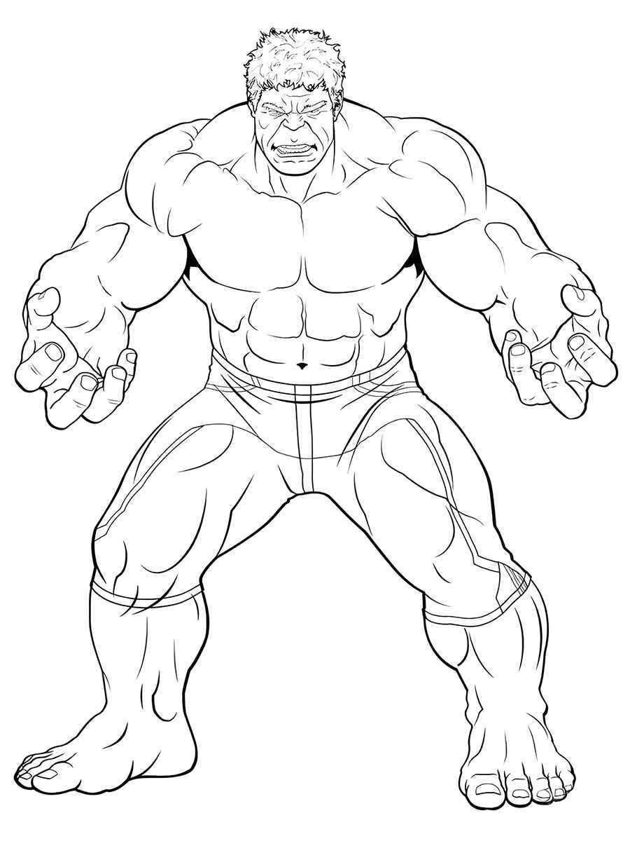 Hulk coloring page (33)