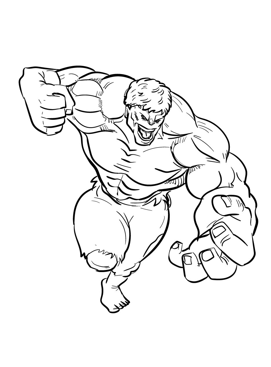 Hulk coloring page (33)