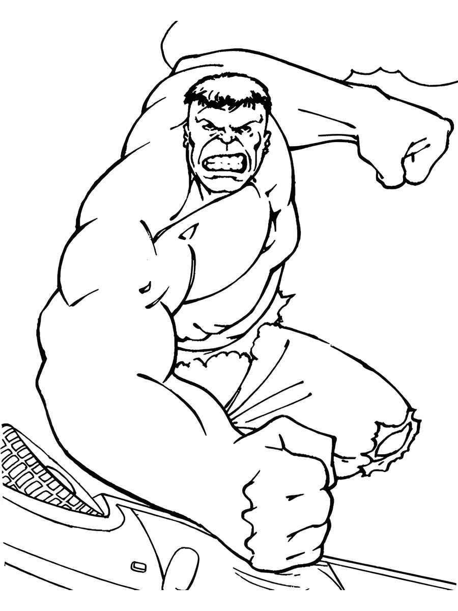 Hulk coloring page (34)