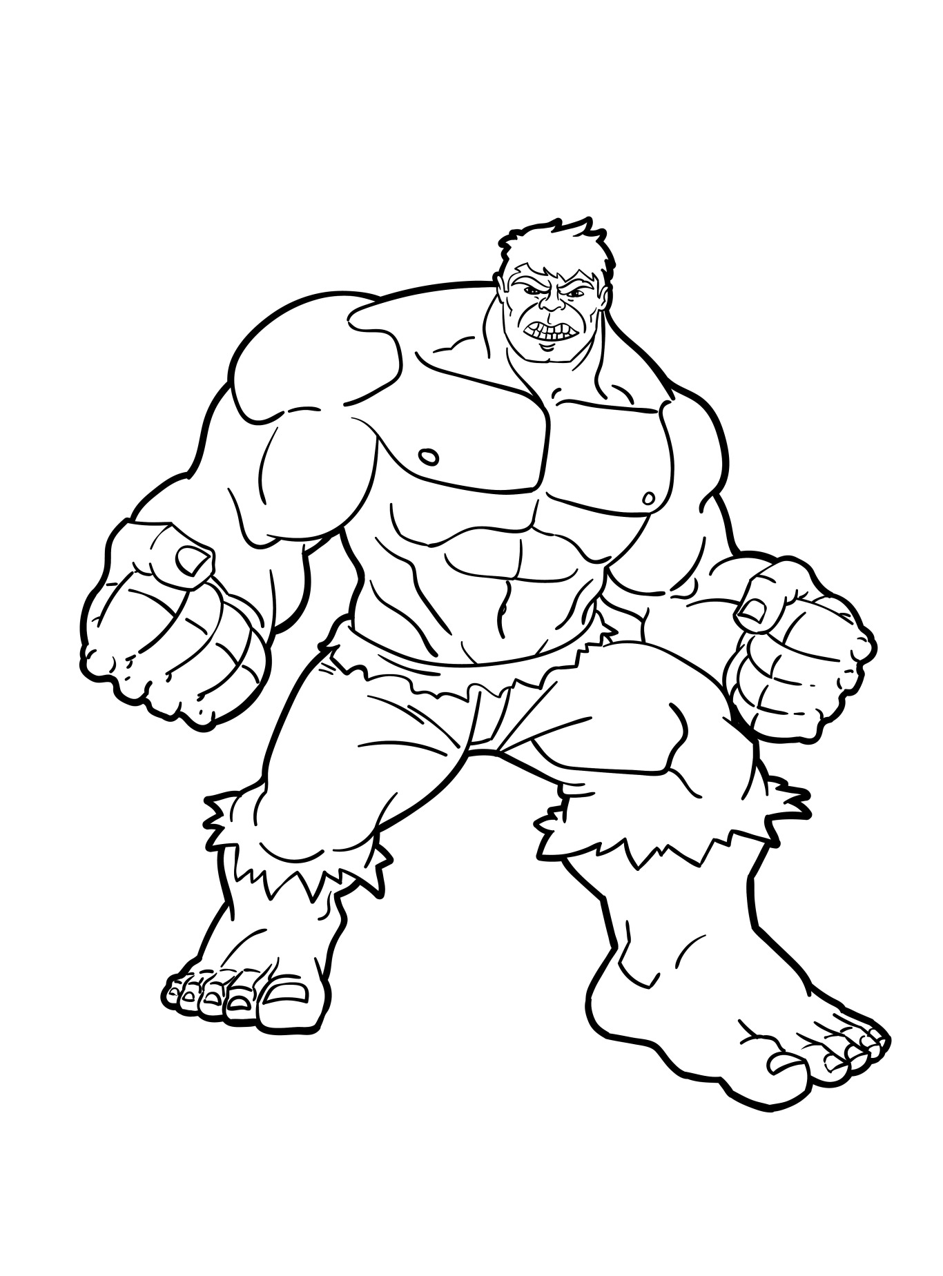 Hulk coloring page (35)