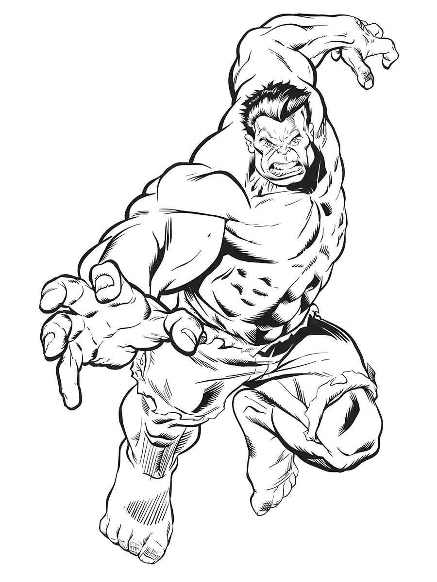 Hulk coloring page (37)