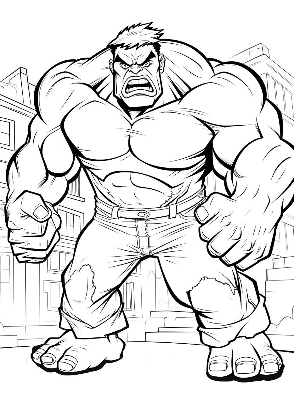 Hulk coloring page (37)