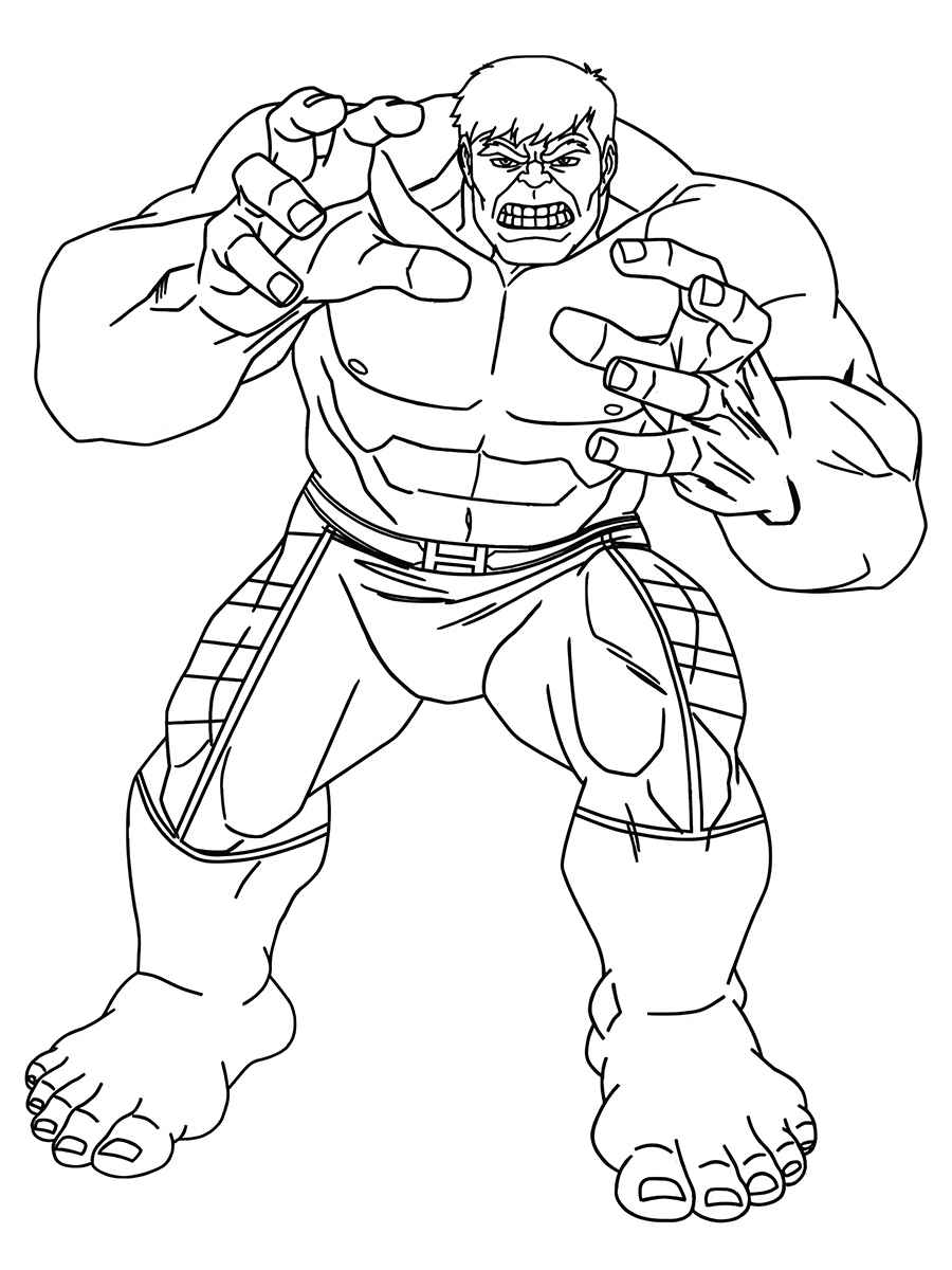 Hulk coloring page (38)