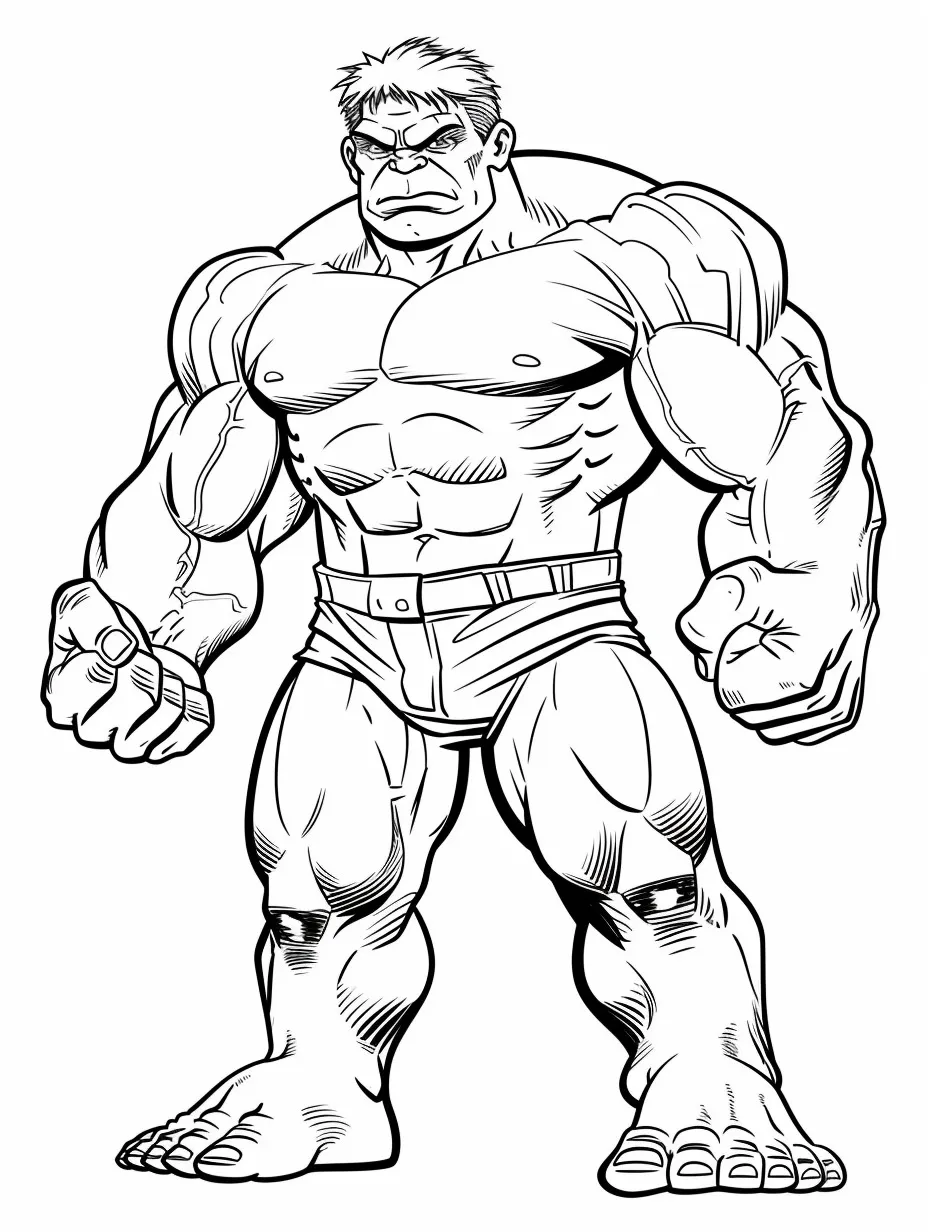 Hulk coloring page (38)