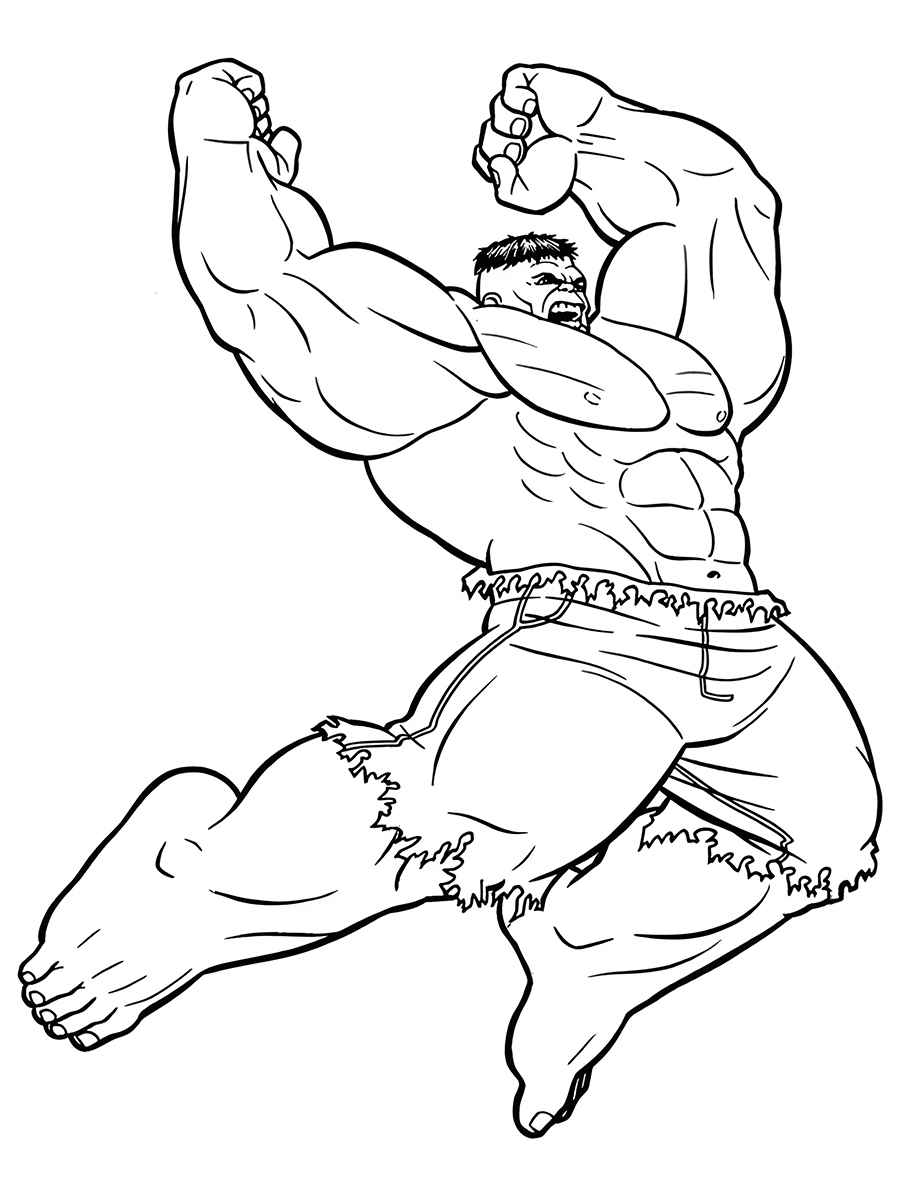 Hulk coloring page (39)