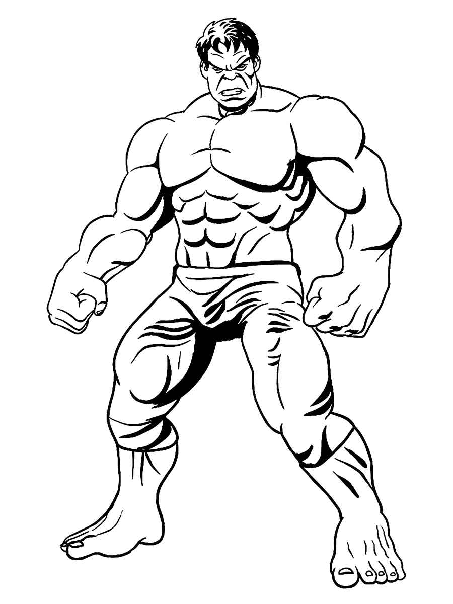 Hulk coloring page (40)