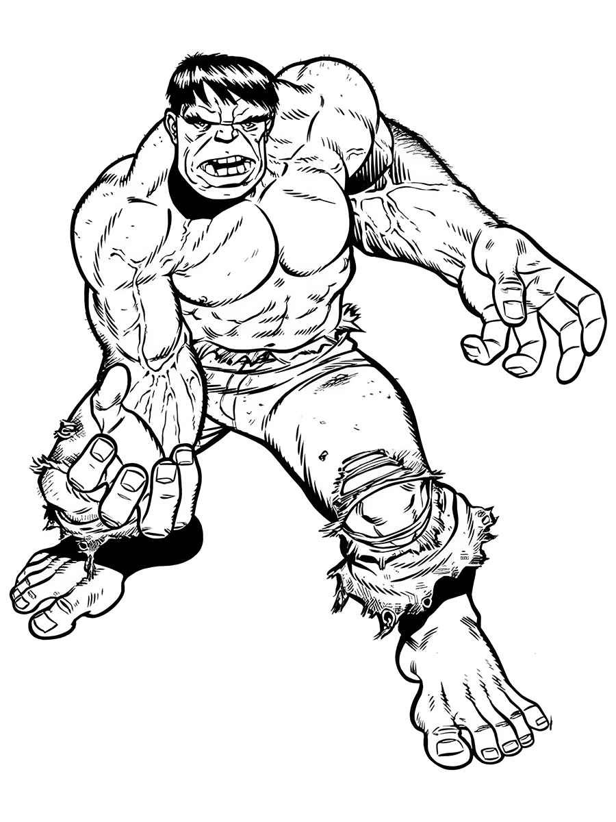 Hulk coloring page (41)