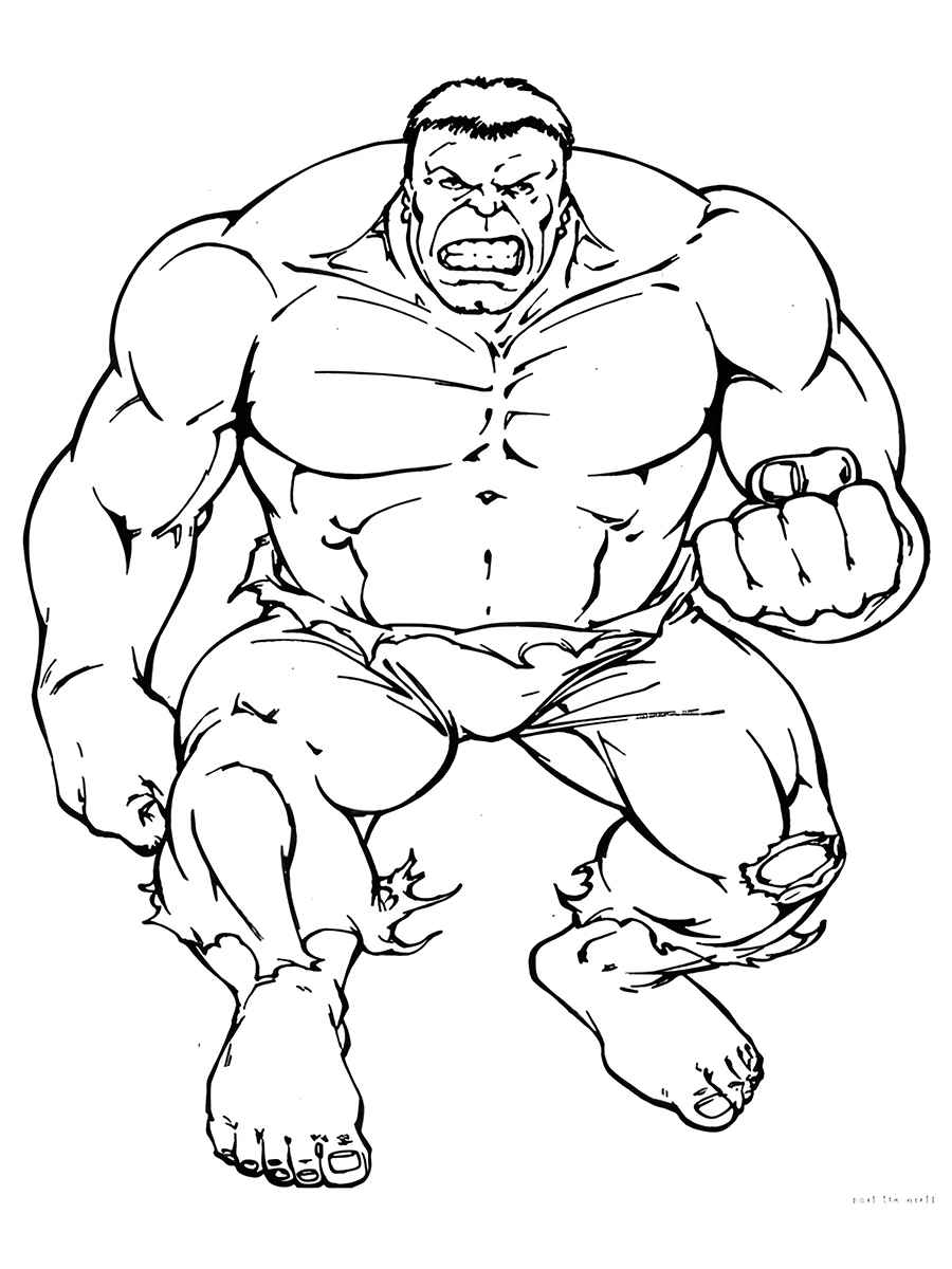 Hulk coloring page (43)