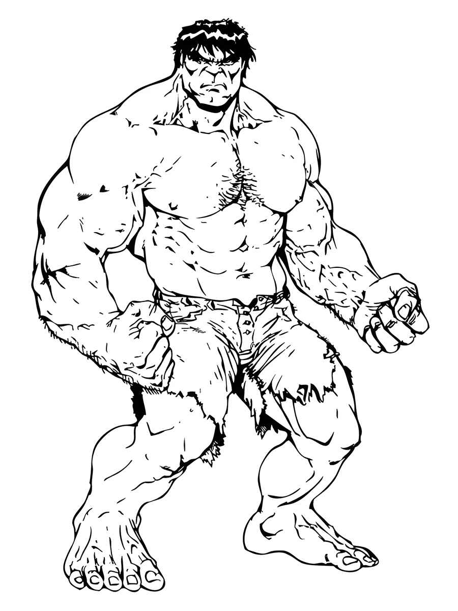 Hulk coloring page (44)