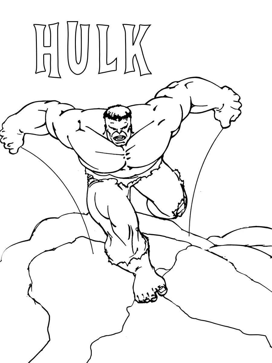 Hulk coloring page (47)