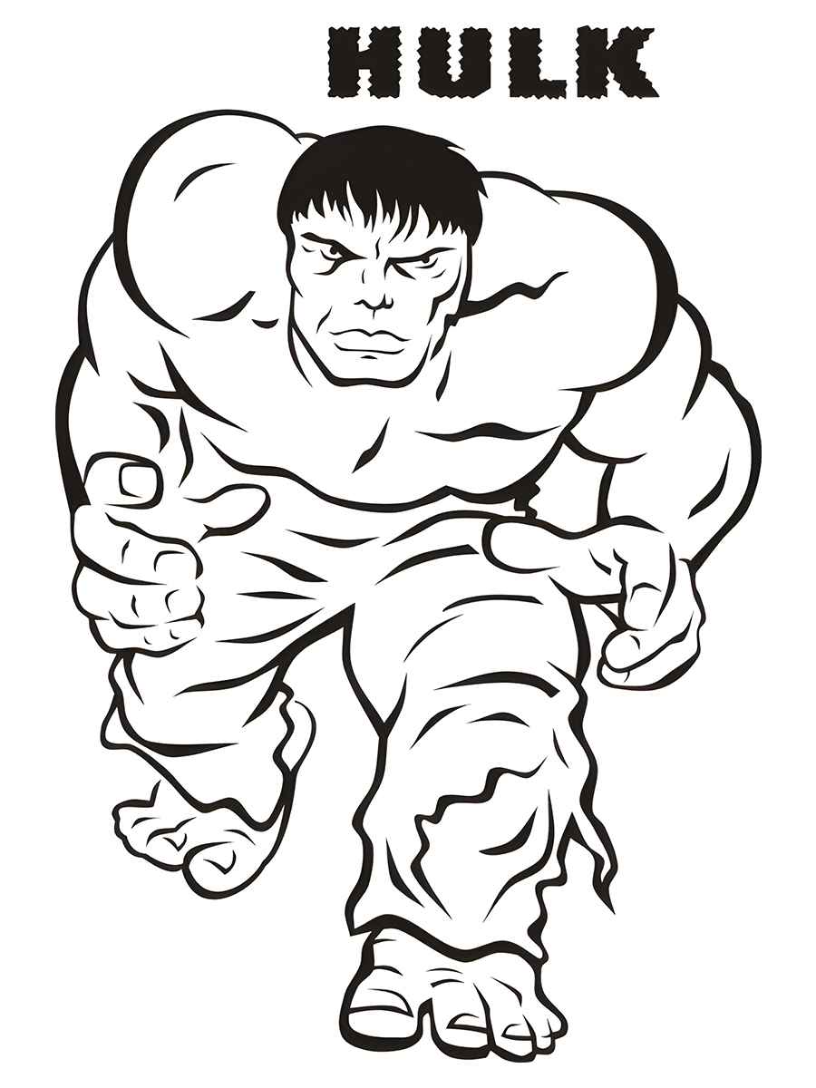 Hulk coloring page (48)