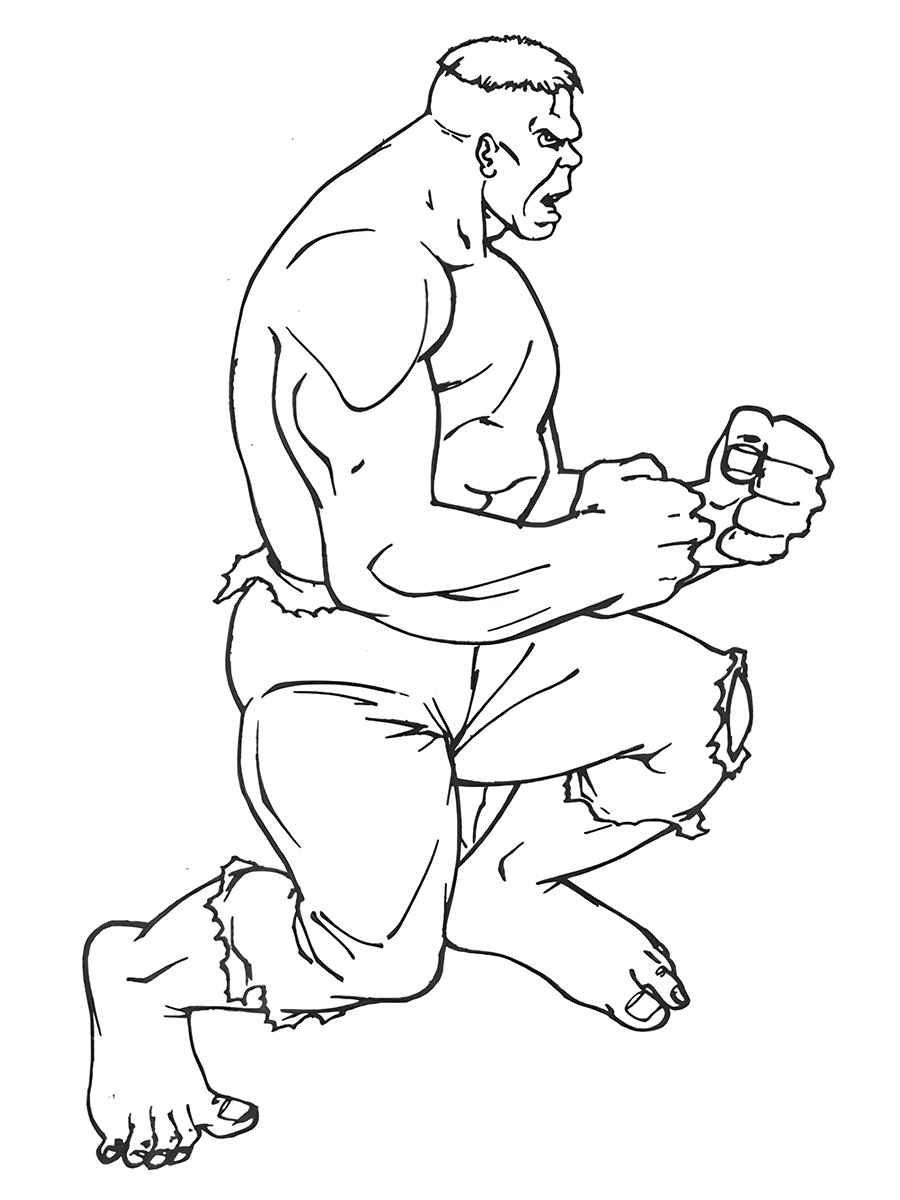 Hulk coloring page (49)