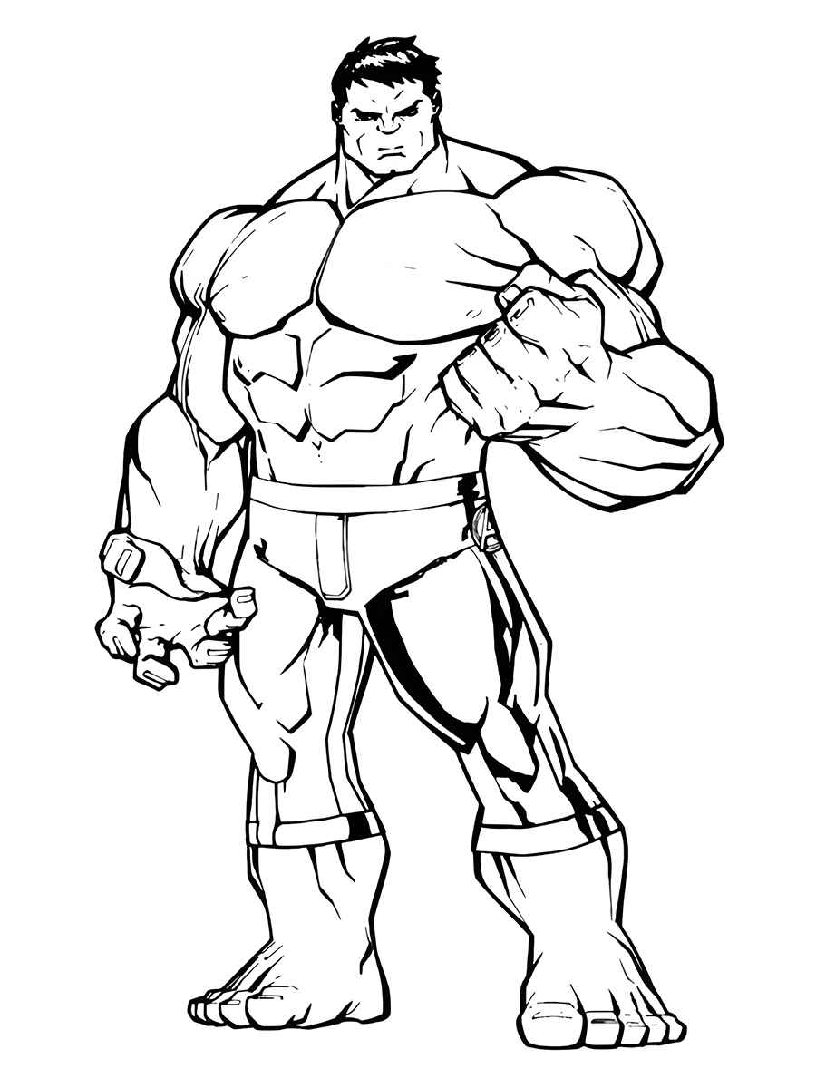 Hulk coloring page (50)