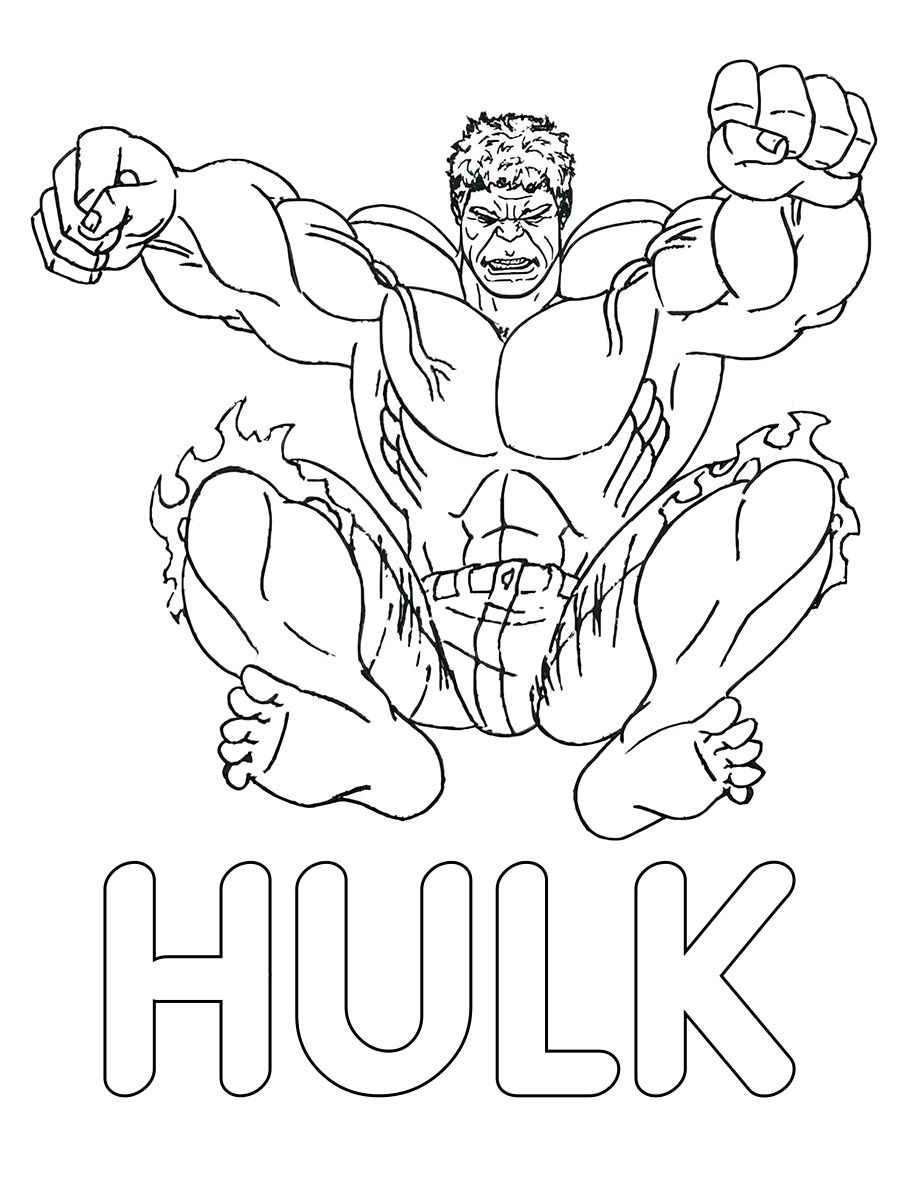 Hulk coloring page (51)