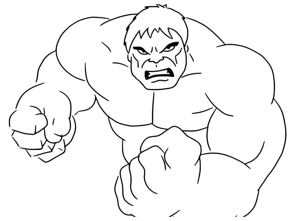 Hulk coloring page (52)