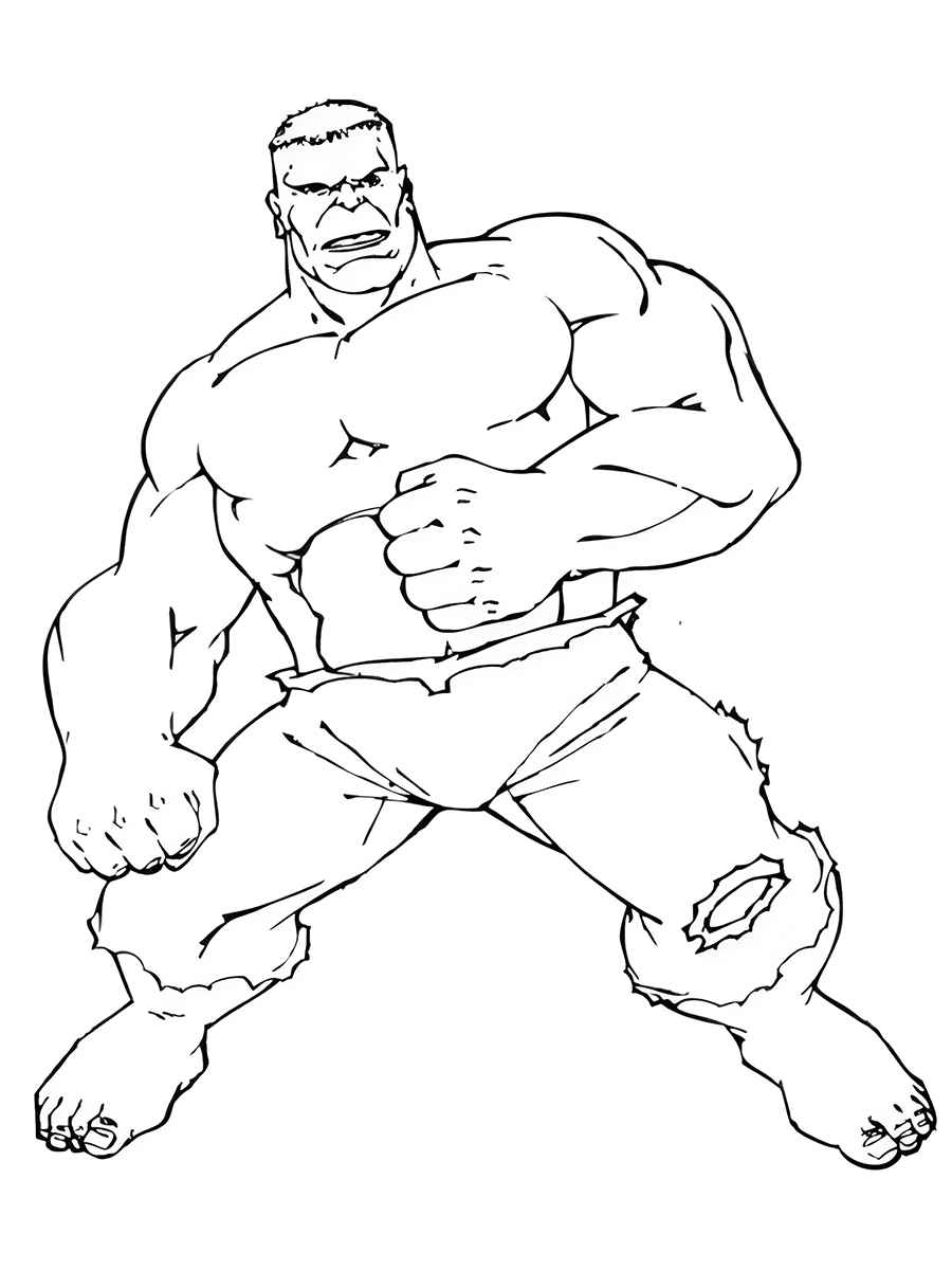 Hulk coloring page (53)