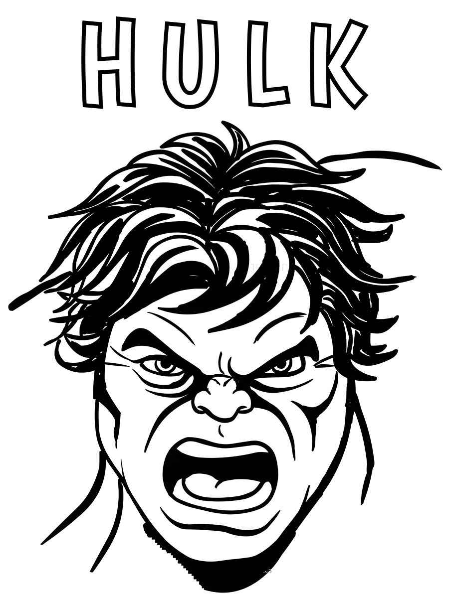 Hulk coloring page (55)