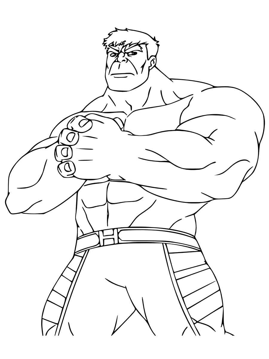 Hulk coloring page (57)