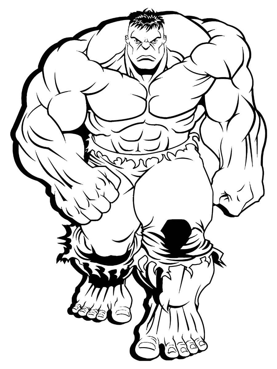 Hulk coloring page (58)