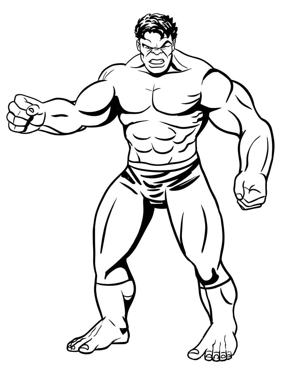 Hulk coloring page (60)