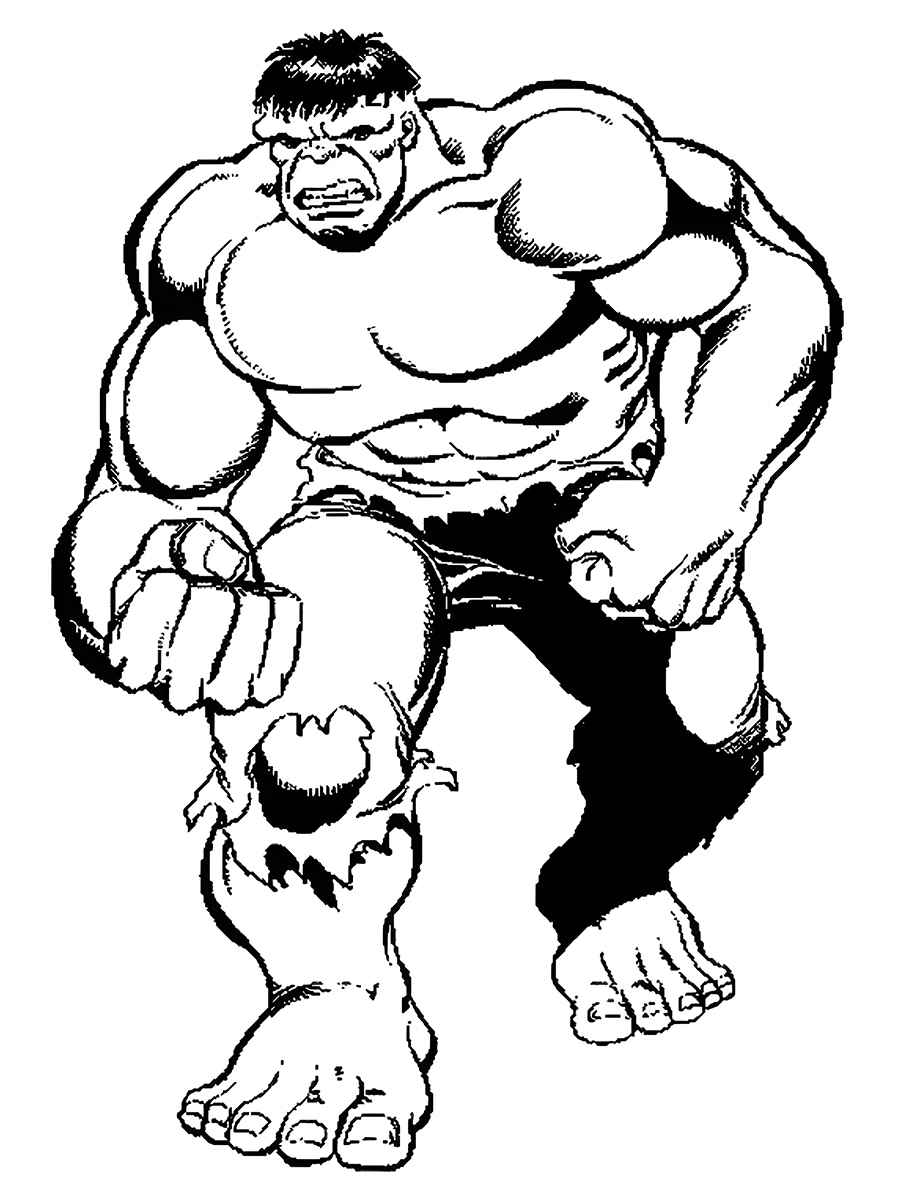 Hulk coloring page (61)