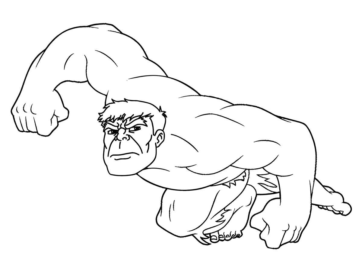 Hulk coloring page (64)