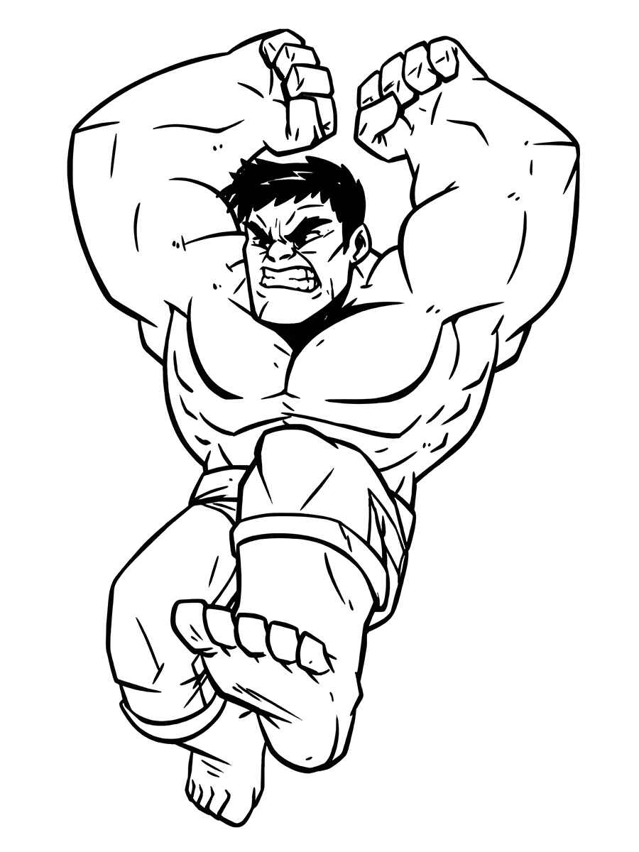 Hulk coloring page (65)