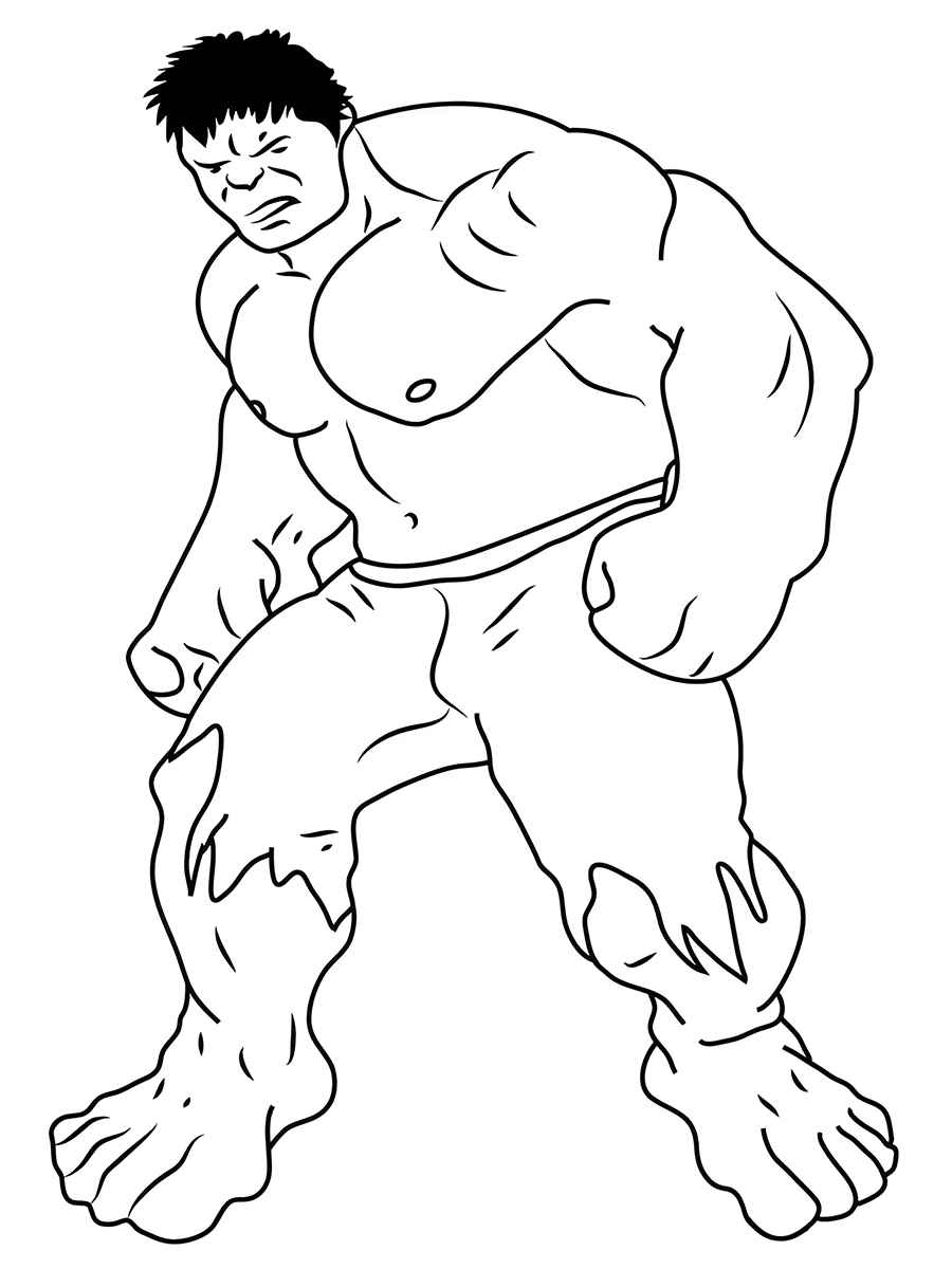 Hulk coloring page (66)