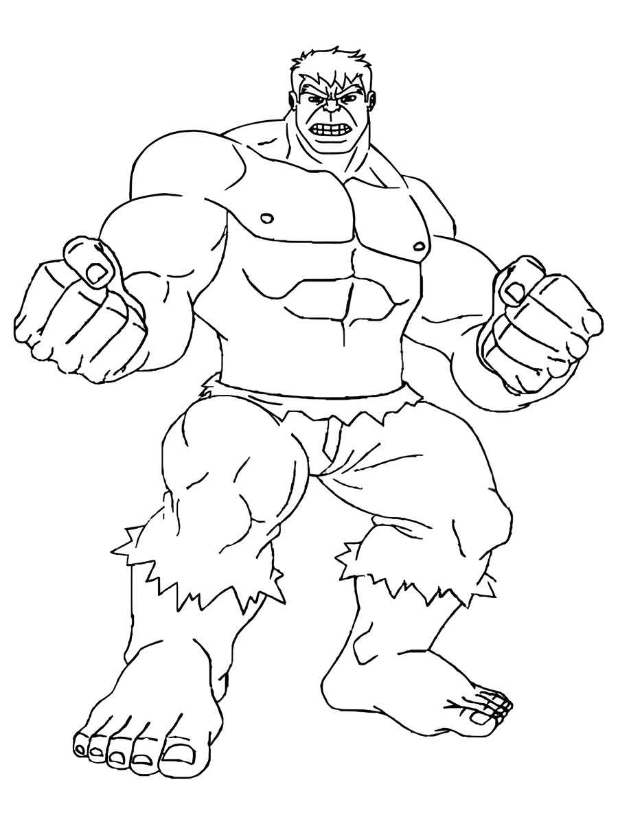 Hulk coloring page (67)