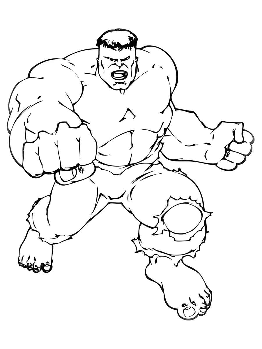 Hulk coloring page (69)