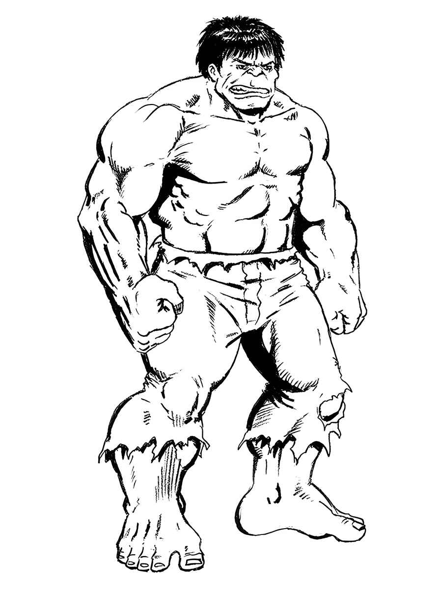 Hulk coloring page (70)