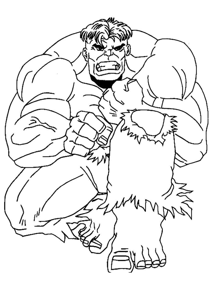 Hulk coloring page (72)