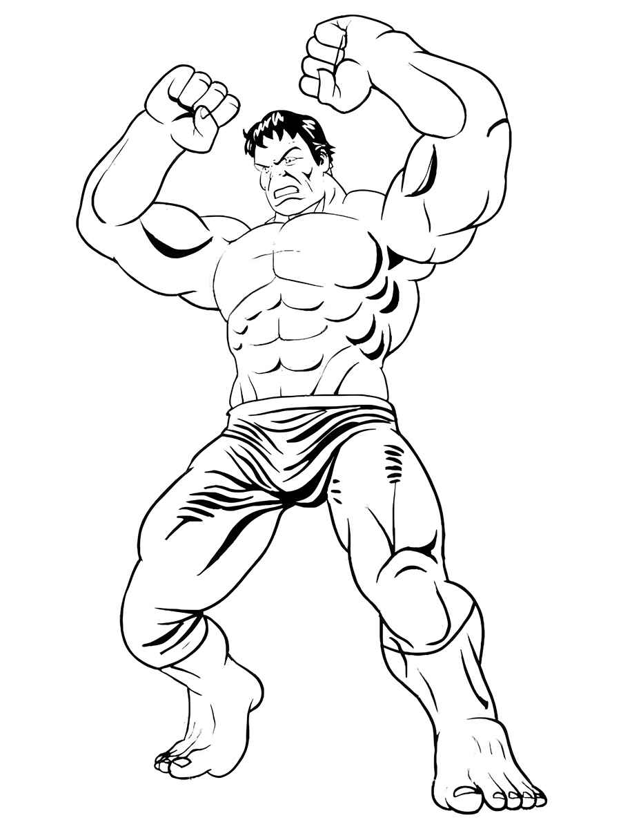 Hulk coloring page (73)