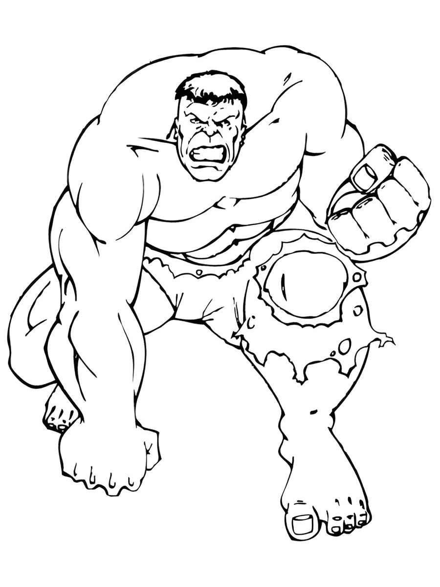 Hulk coloring page (74)