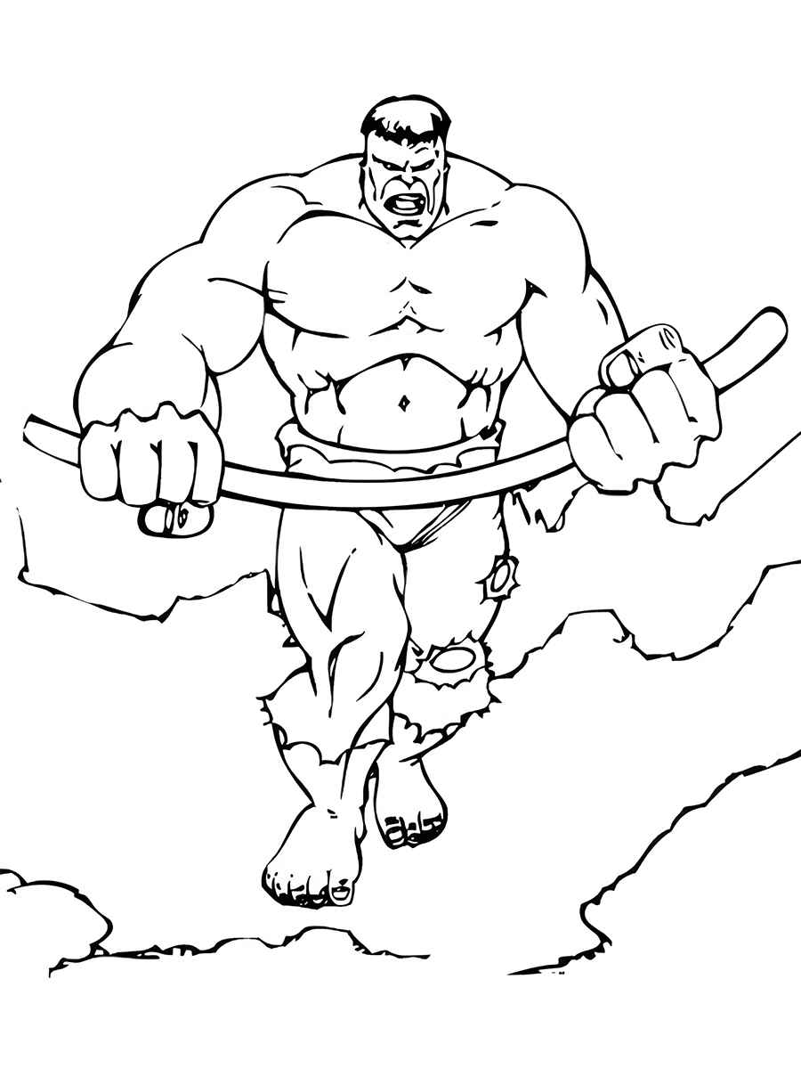 Hulk coloring page (8)