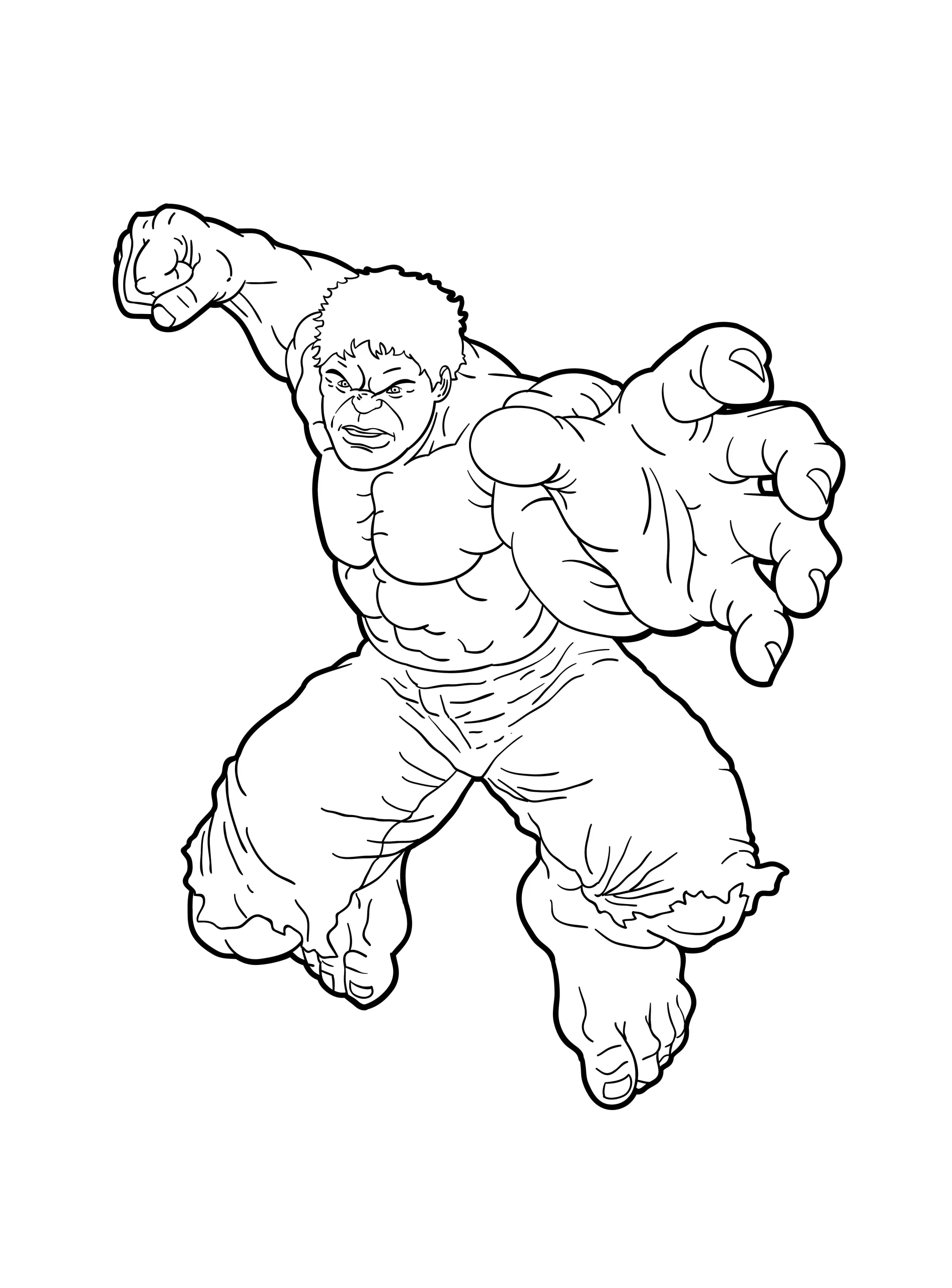 Hulk coloring page (8)