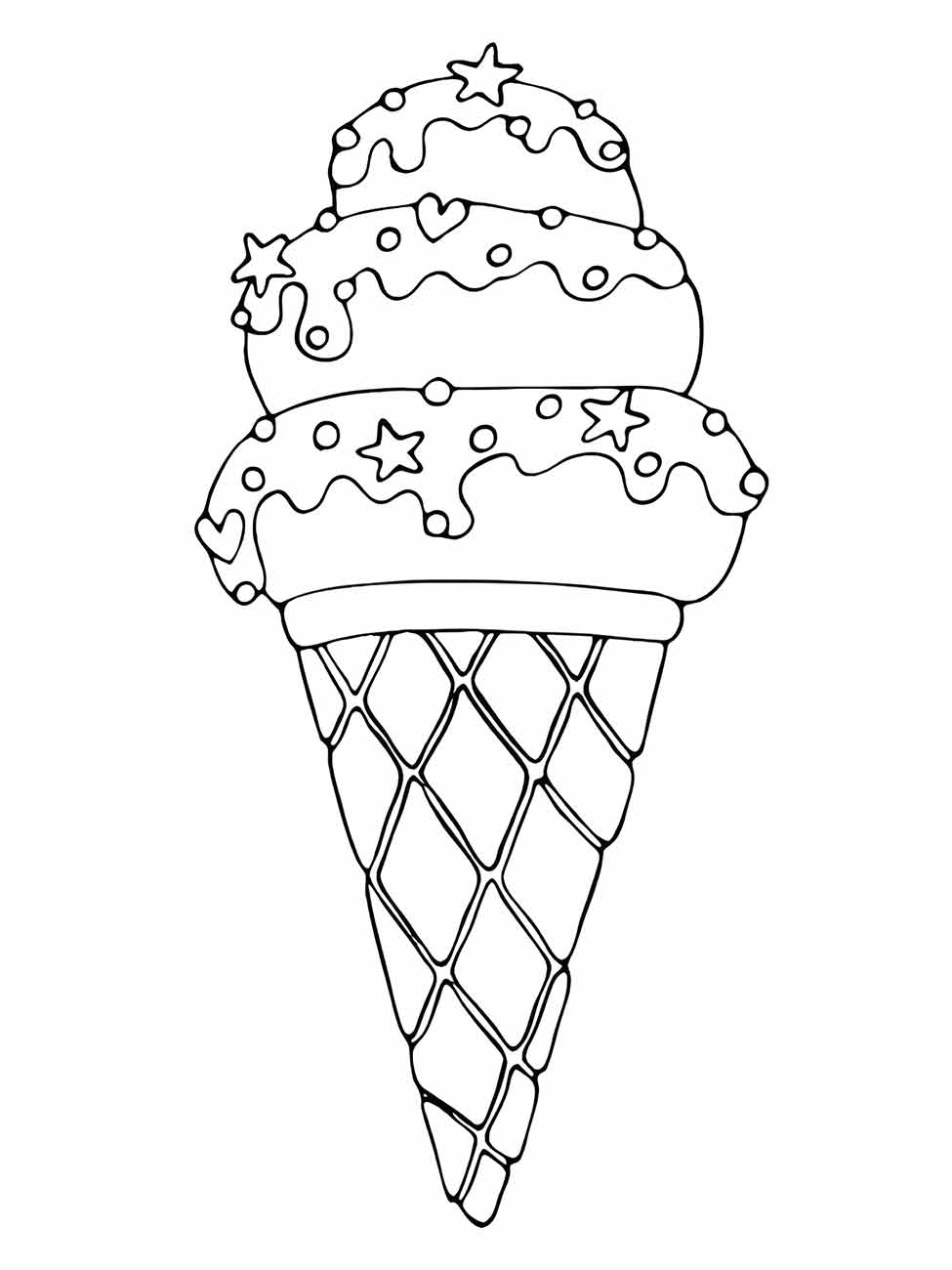 Ice Cream coloring page (21)