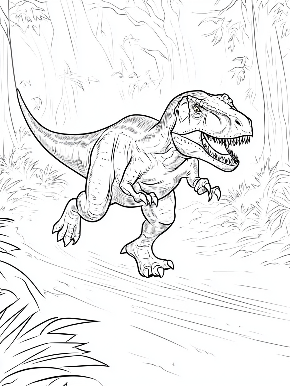 Indominous Rex coloring page (1)