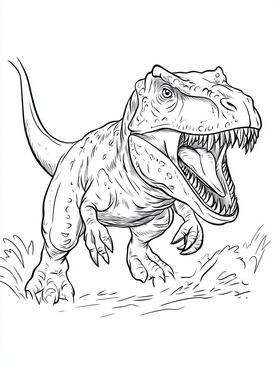 Indominous Rex coloring page (10)