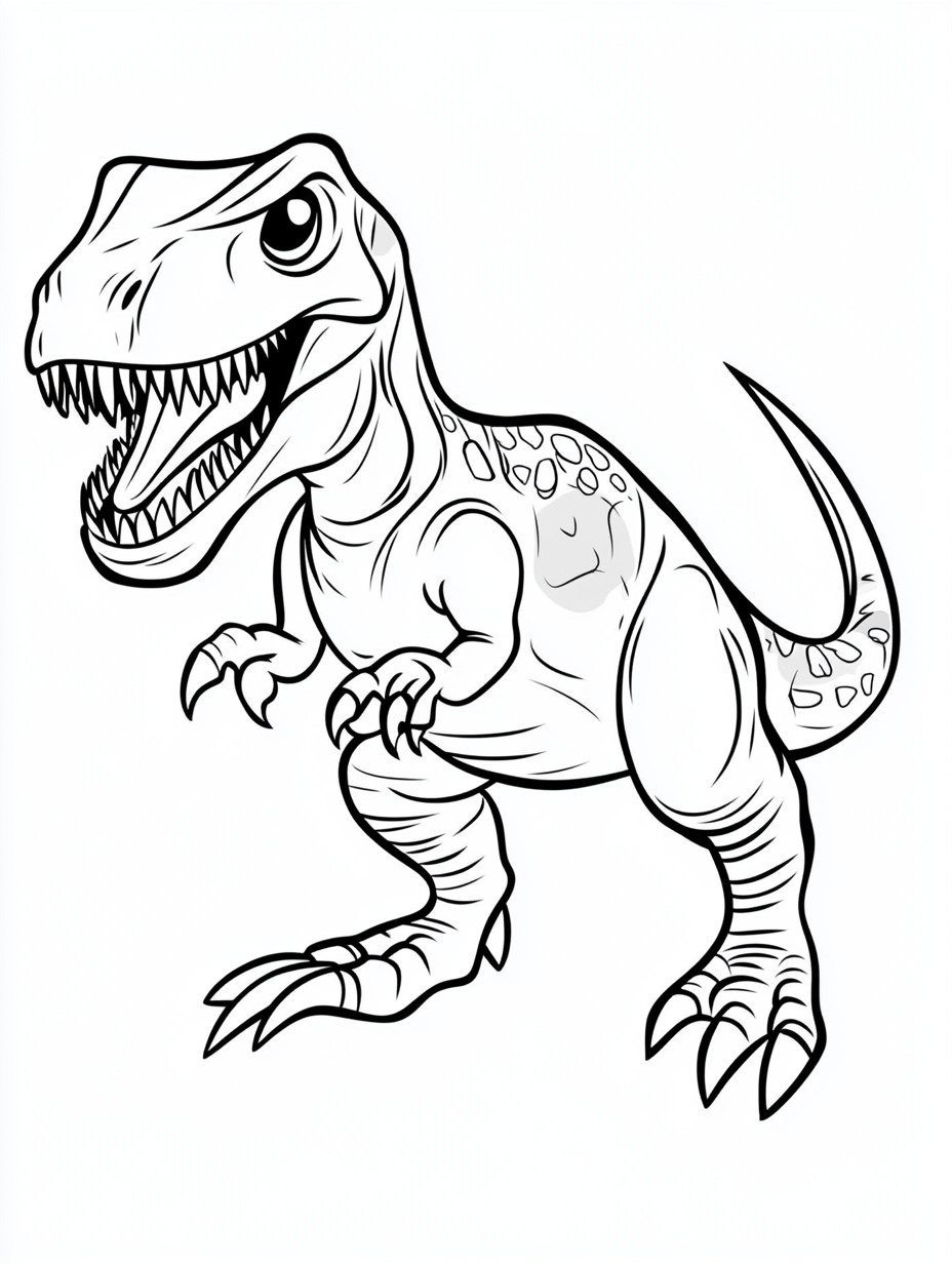 Indominous Rex coloring page (12)