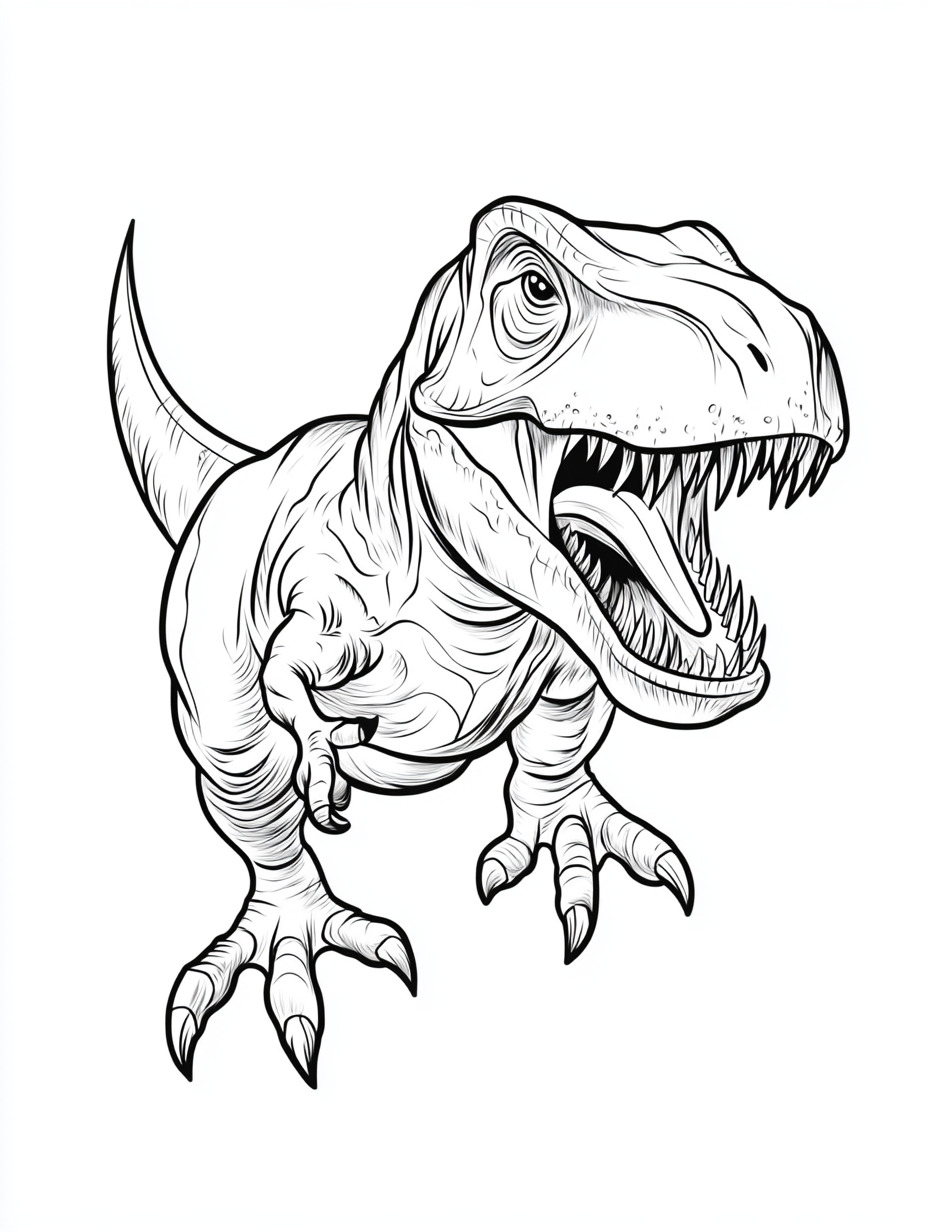 Indominous Rex coloring page (14)