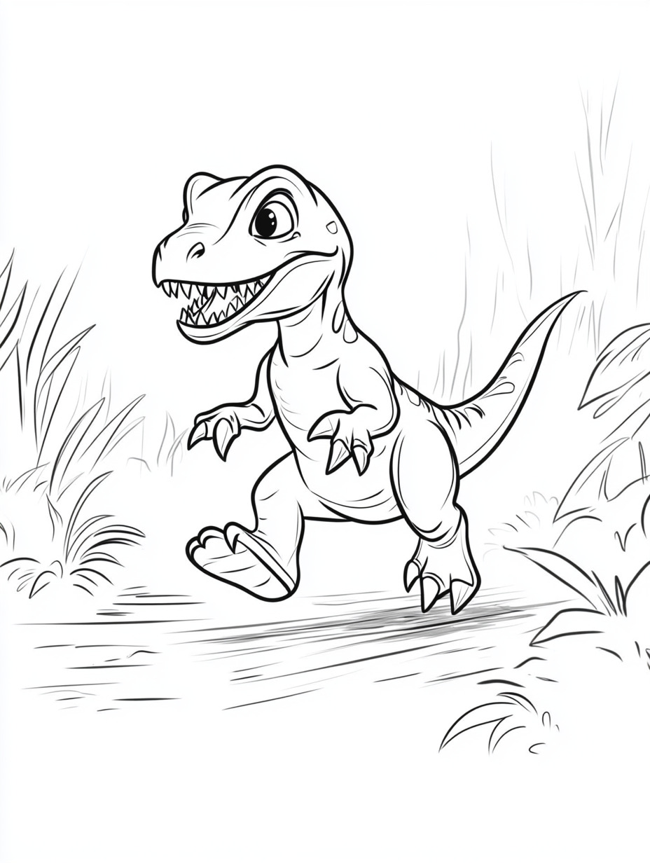 Indominous Rex coloring page (4)