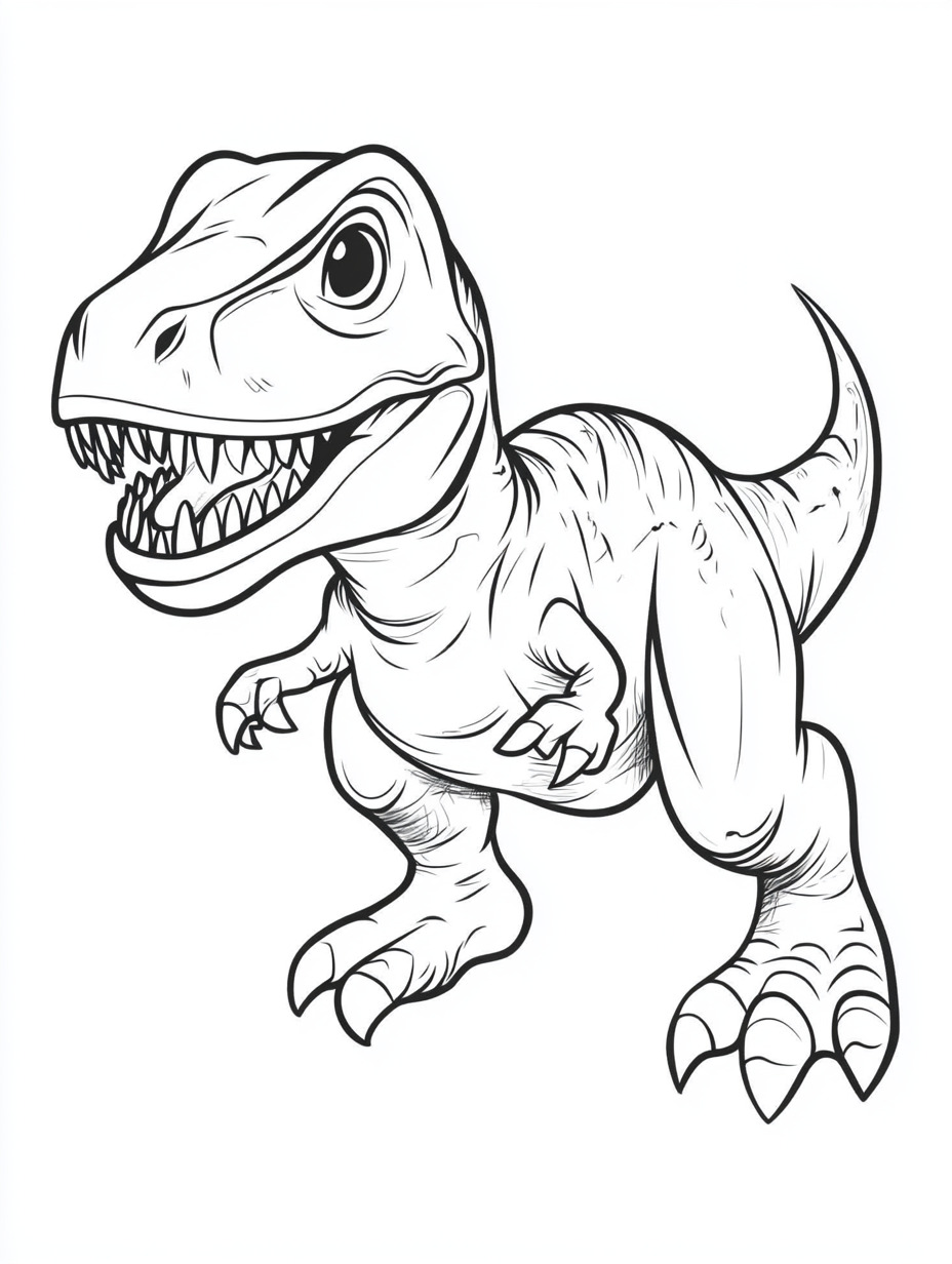 Indominous Rex coloring page (5)