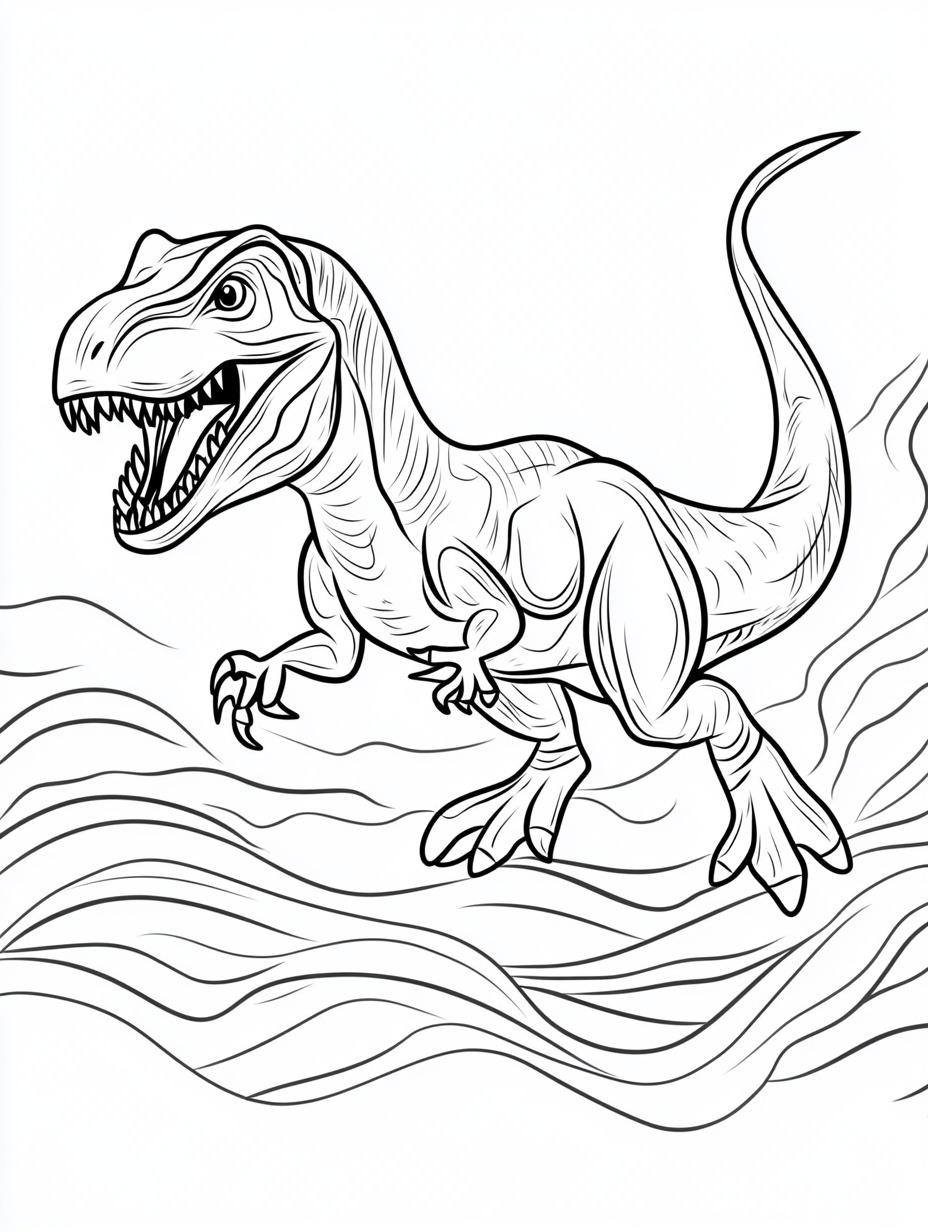 Indominous Rex coloring page (6)