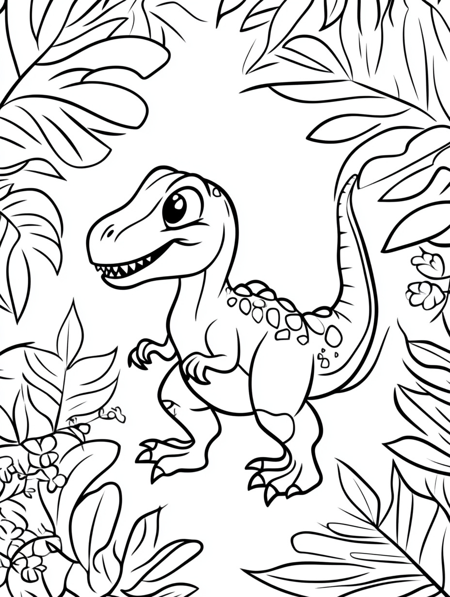 Indominous Rex coloring page (7)