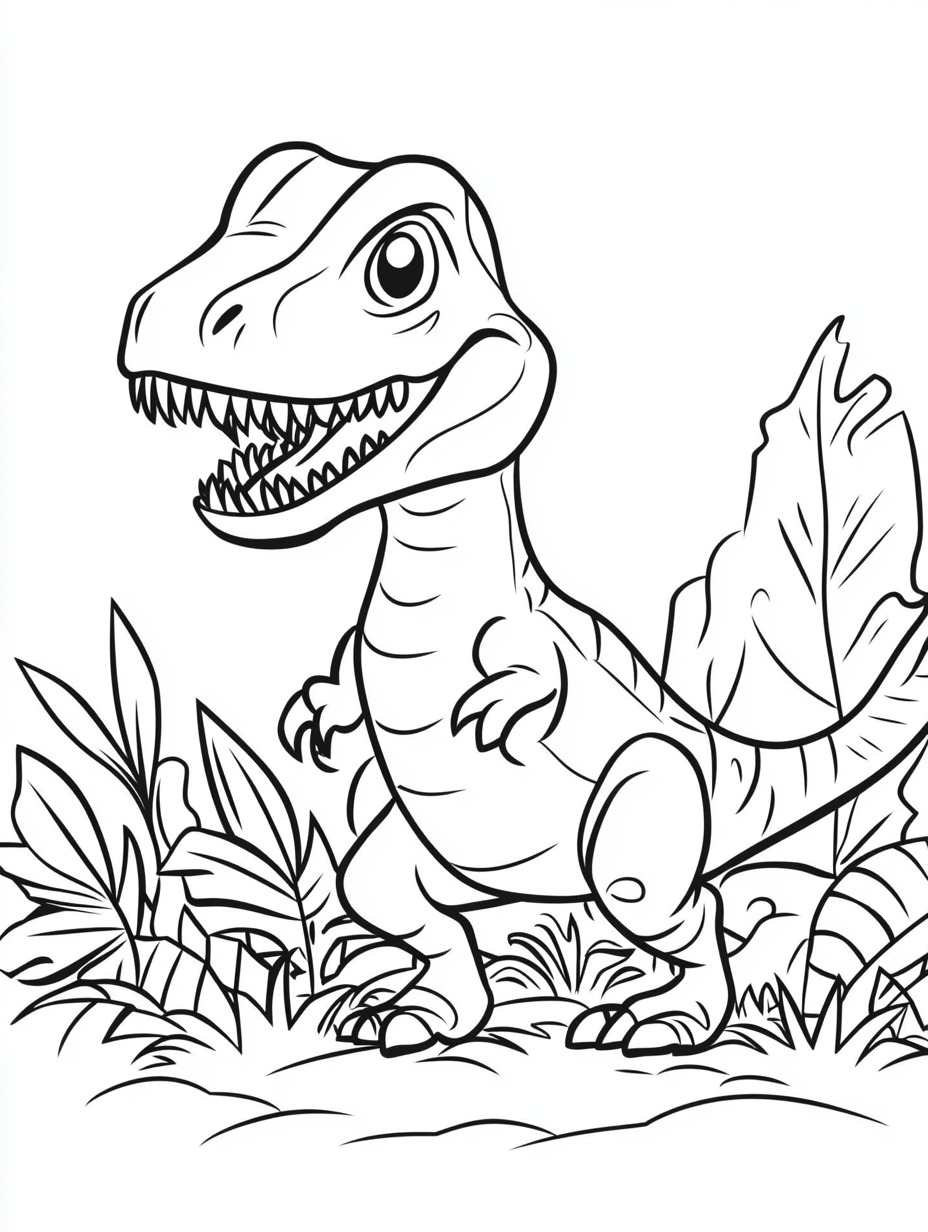 Indominous Rex coloring page (8)